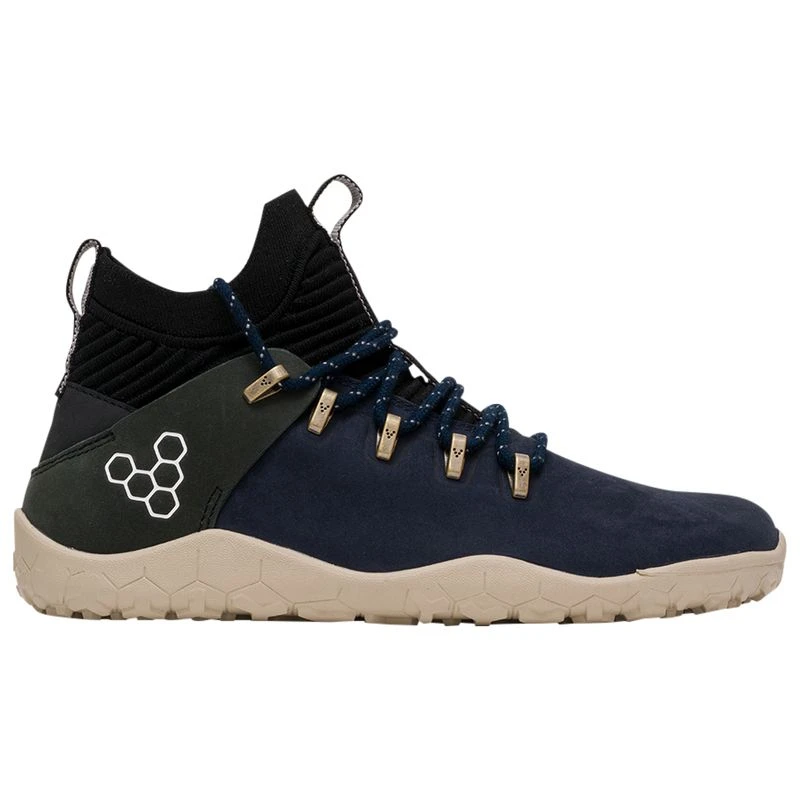 VIVOBAREFOOT Mens Magna FG Hiking Boots Dress Blue Sportpursuit
