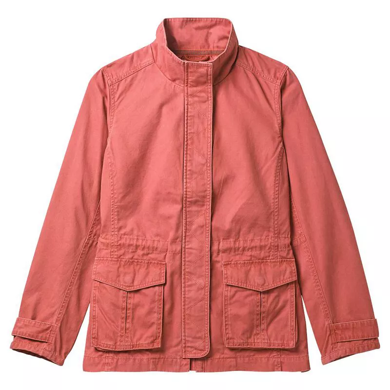 Pink utility jacket top