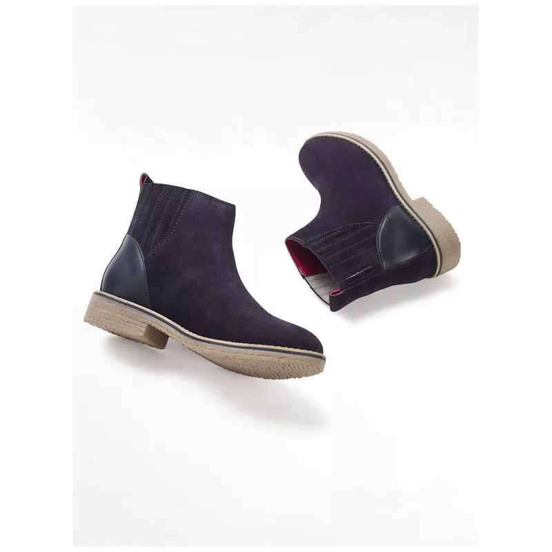 White stuff navy boots 2025