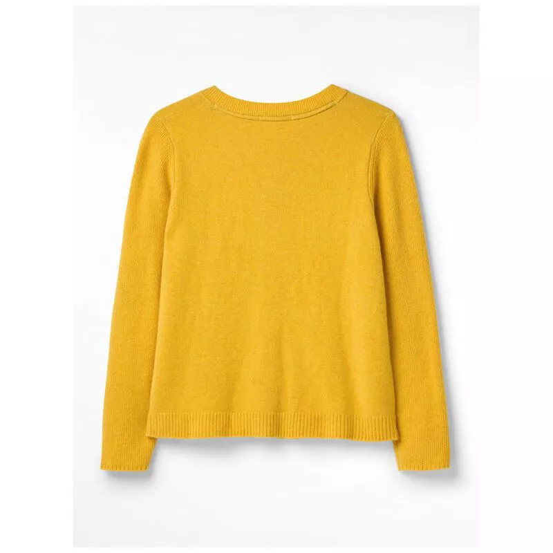 White Stuff Womens Cafe Button Cardigan Yellow Sportpursuit