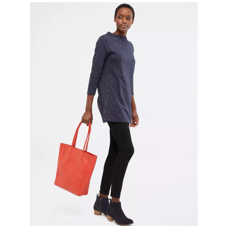 White Stuff Womens Button Side Tunic (Ink Navy)