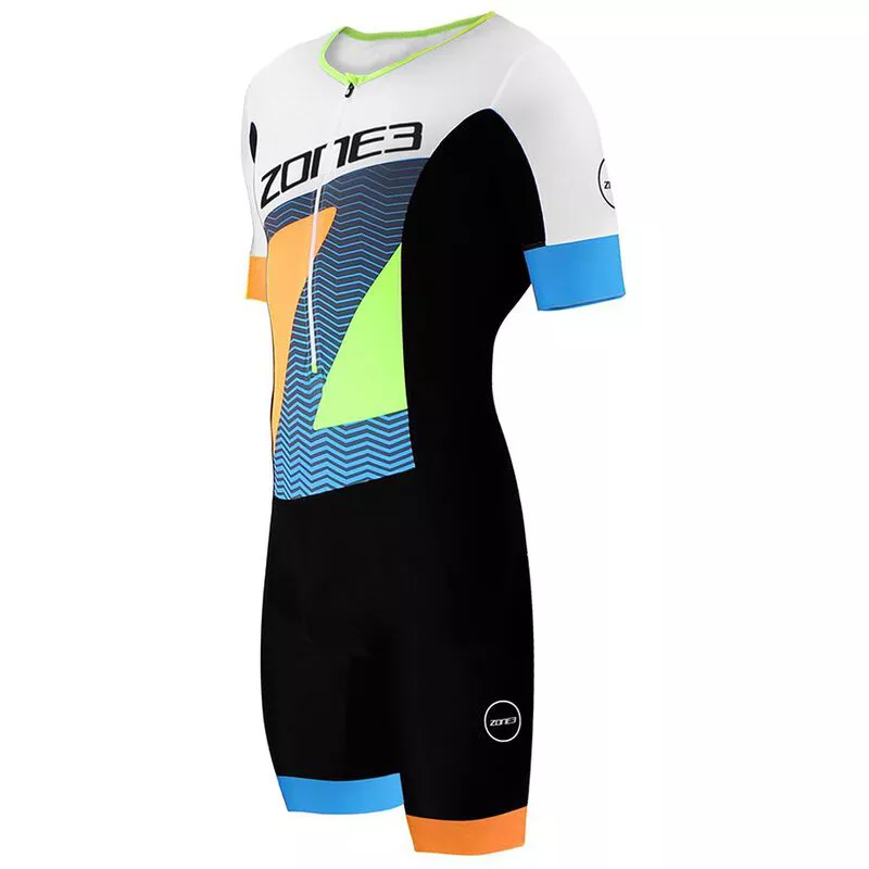 Zone3 men's lava long outlet distance short sleeve aero suit