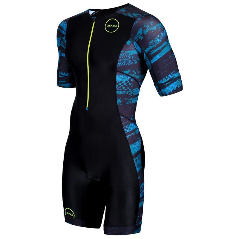 Zone3 Mens Activate Plus Tri Suit (Black/Yellow)