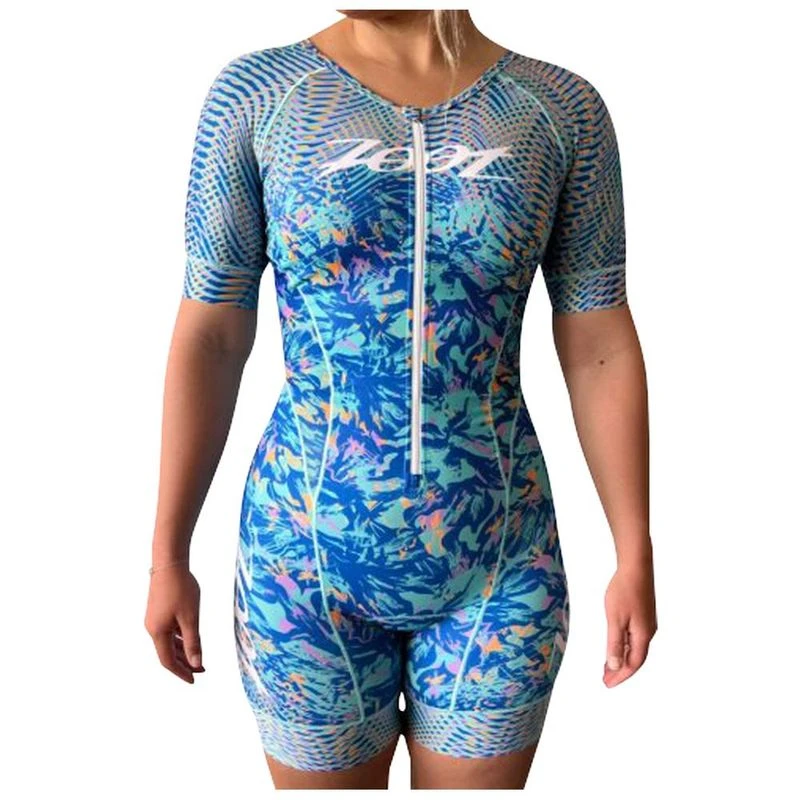 Zoot Womens Aero Tri Suit Koa Blue Sportpursuit