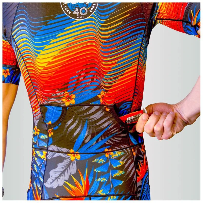 Zoot Mens LTD Aero Tri Suit (Multi/Blue)