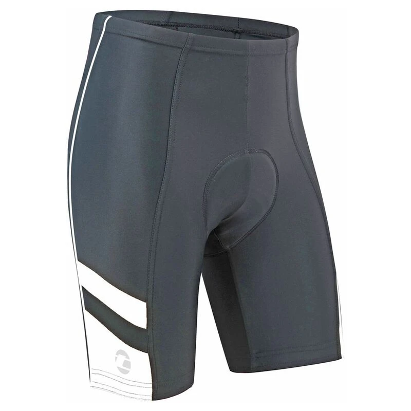 Tenn Mens Coolflo 8 Panel Padded Cycling Shorts Black White Sportp