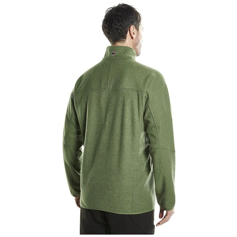 Berghaus Mens Spectrum 2.0 Half Zip Micro Fleece Dark Bronze Green Ma