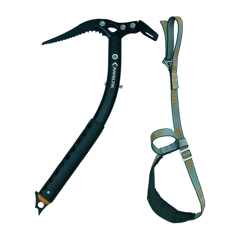 DEMON MOUNTAIN Climbing Axe (Adze, 50 cm) With a FREEHAND Leash