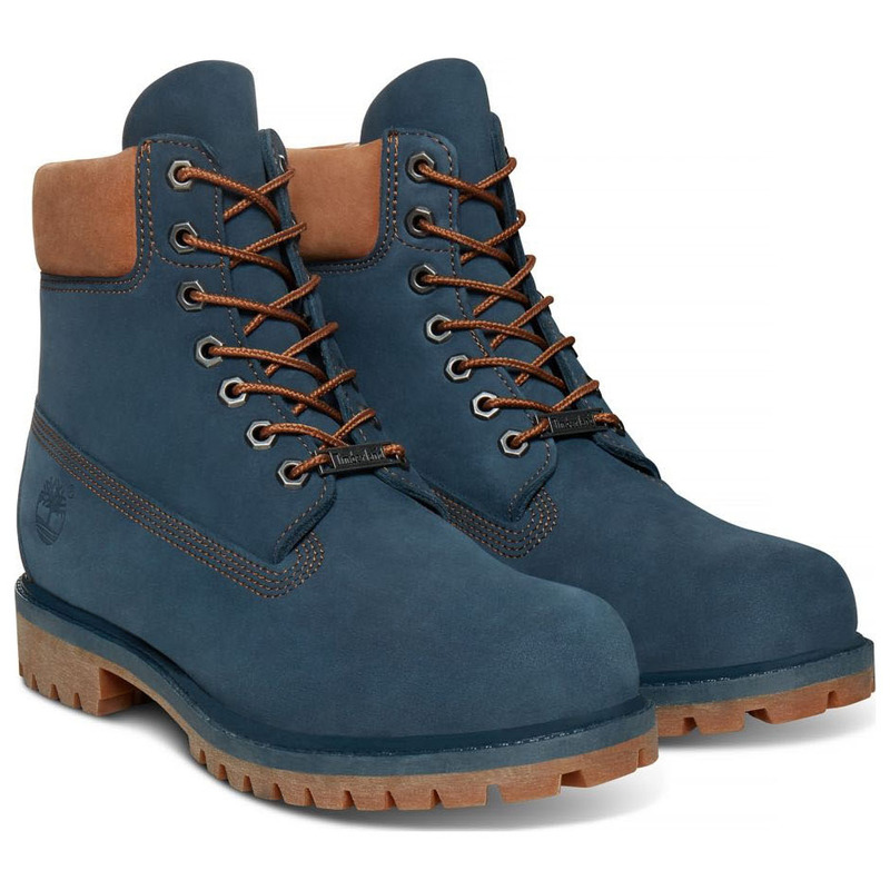 Timberland Mens 6 In Premium Boots (Navy) | Sportpursuit.com