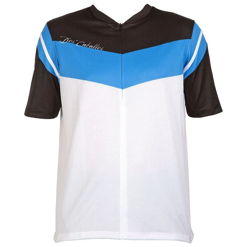 Dos Caballos Mens Chef Jersey Black Blue Sportpursuit