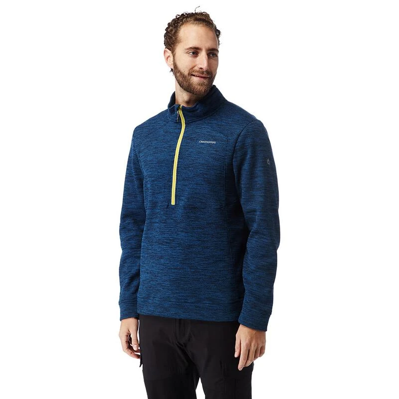 Craghoppers Mens Vector Half Zip Fleece Deep Blue Sportpursuit