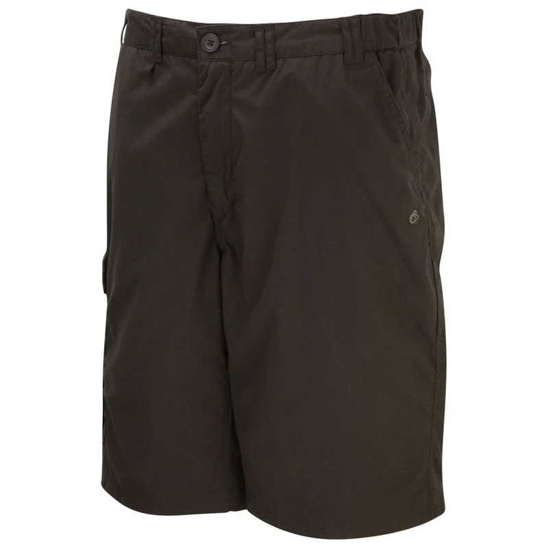 Craghoppers Mens Kiwi Long Shorts Dark Brown Sportpursuit