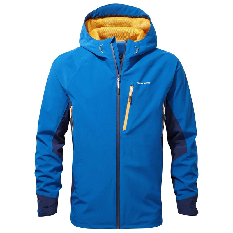 Craghoppers Mens Discovery Adventure Stretch Waterproof Jacket Deep B
