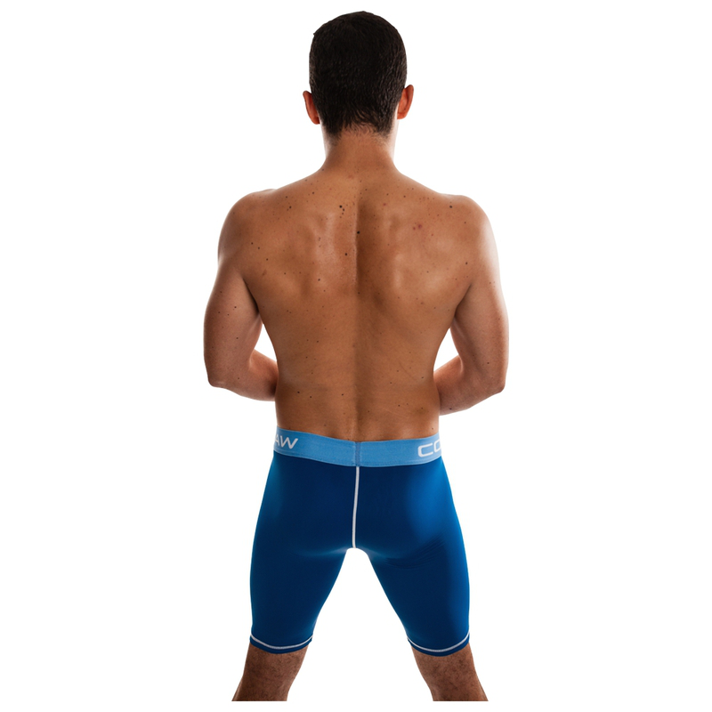Cobraw Mens Compression Shorts (Blue)