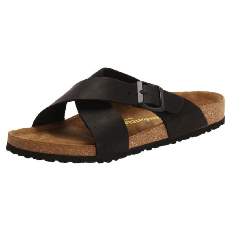 Comfortfusse Mens Cross Sandals (Black)