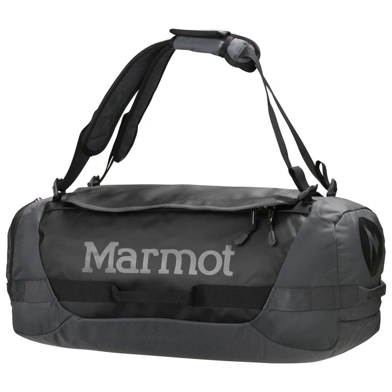 Marmot Long Hauler Medium Duffle Bag (Black/Slate Grey) Sportpursuit