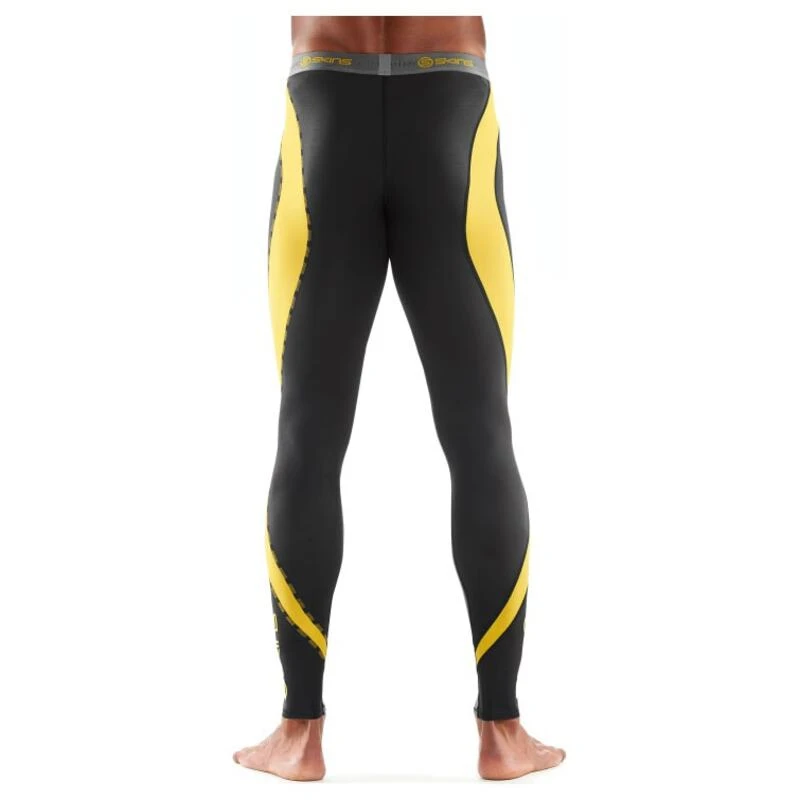 SKINS Men's Compression 400 Long Tights 3-Series - Black/Yellow – Key Power  Sports Malaysia