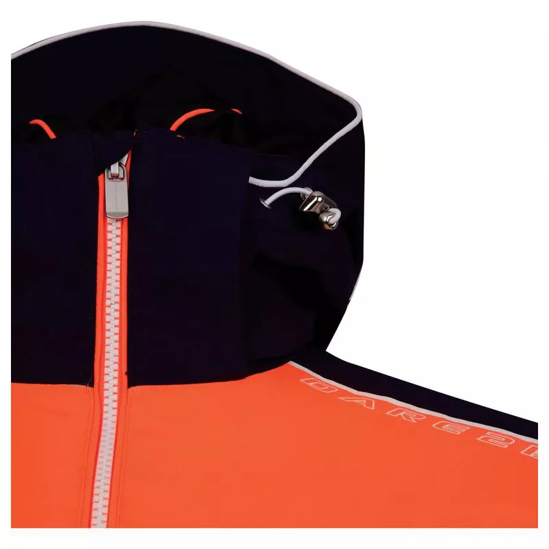 Dare2B Mens Mutate Pro Jacket Vibrant Orange Outer Space Blue Spor