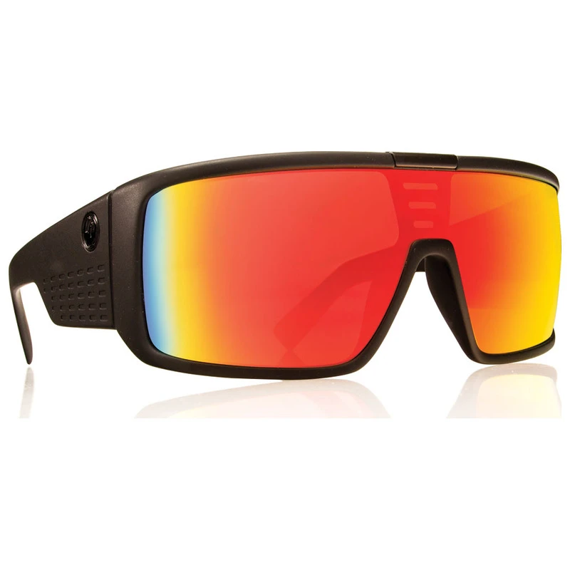 Dragon Domo Sunglasses (Matte Black Red Ion Lens)