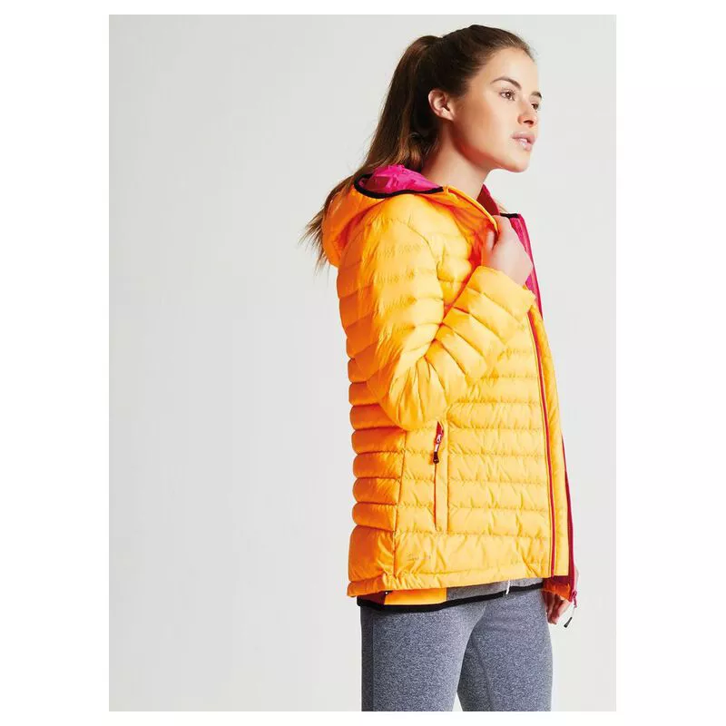 Dare2B Womens Drawdown Jacket Orange Burst Sportpursuit