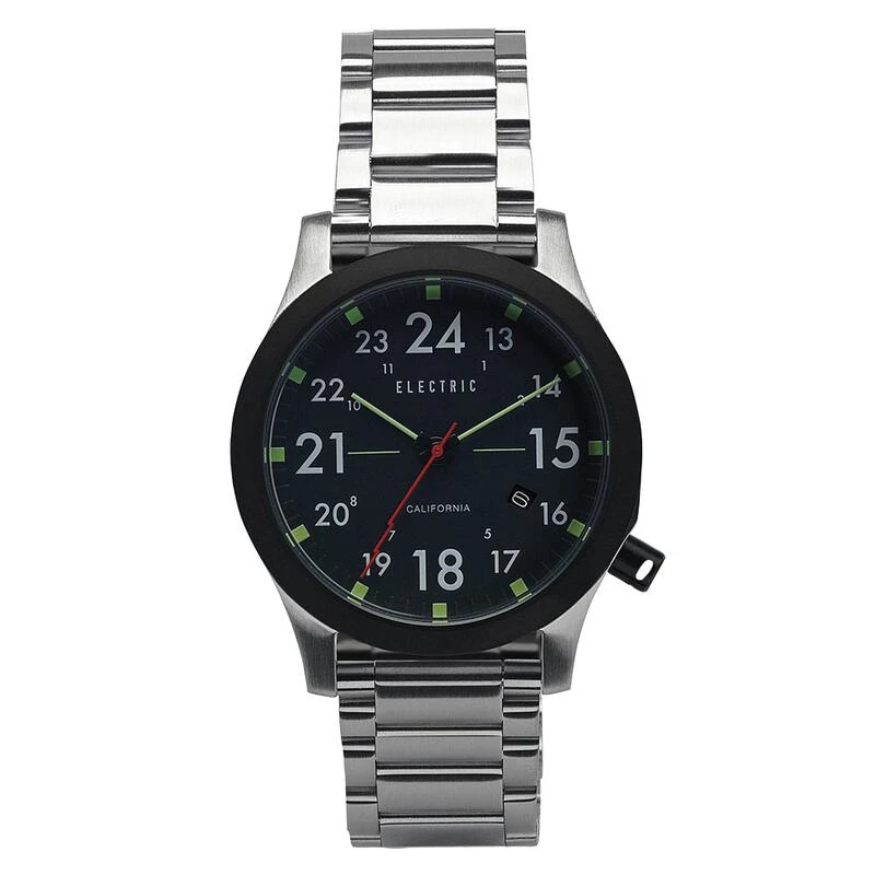 Electric Visual Mens FW01 SS Watch Black Sportpursuit