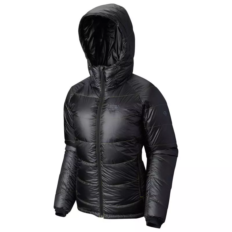Mountain Hardwear Womens Phantom Hooded Down Jacket Black Sportpur