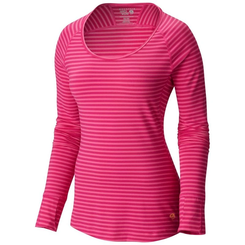 Mountain Hardwear Womens Butterlicious Long Sleeve Top Haute Pink