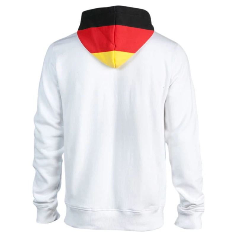Flag Hoodies Mens Germany Hoodie (White)