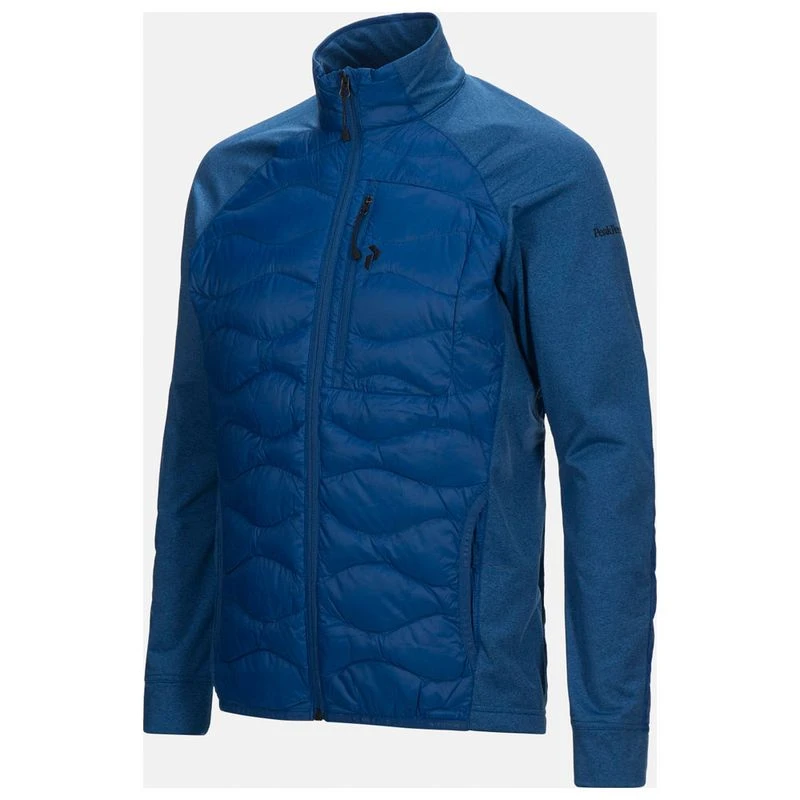 Peak Performance Mens Helium Hybrid Hooded Jacket True Blue Sportp