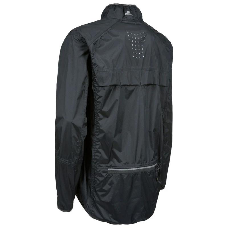 Trespass Mens Grafted Cycling Jacket Black Sportpursuit