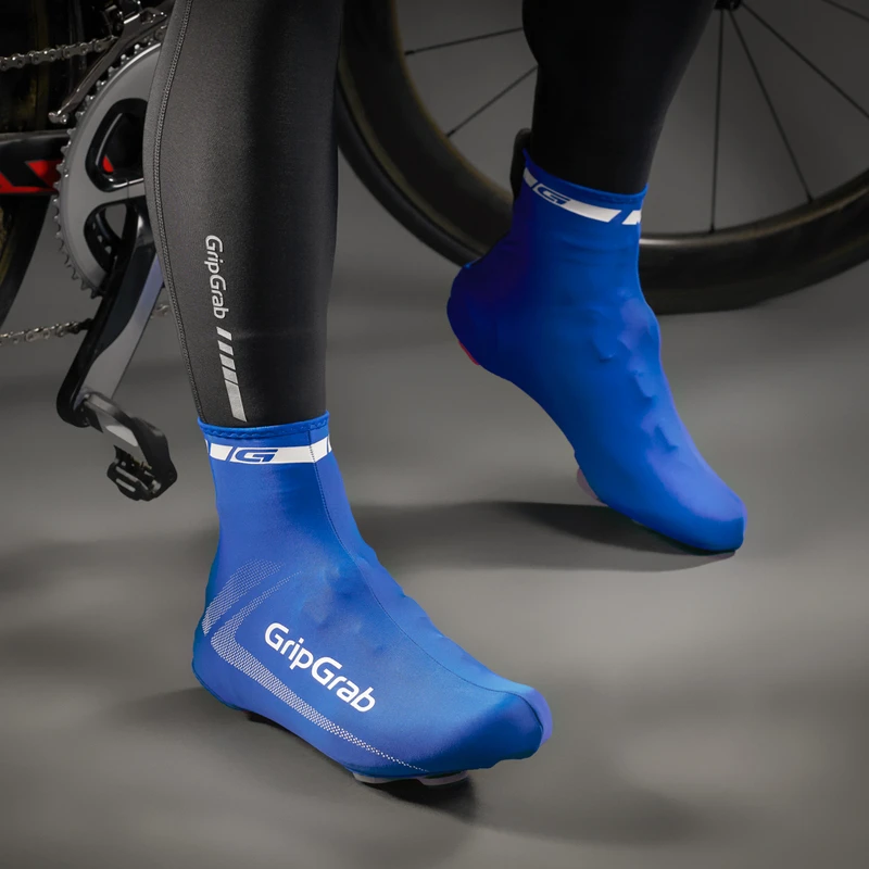 GripGrab Race Aero Shoe Covers (Blue)
