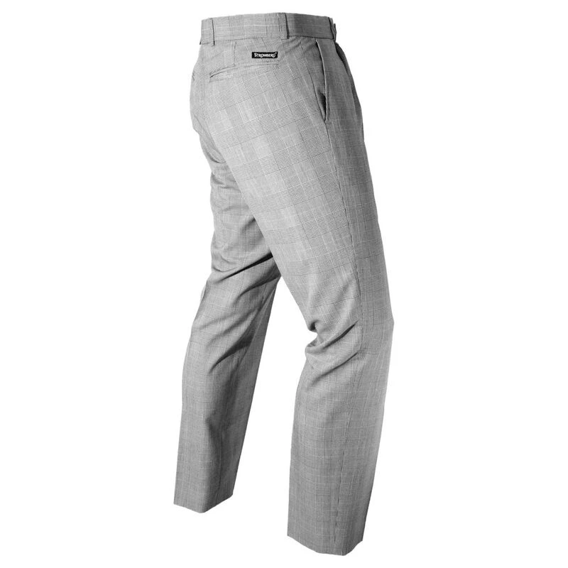 Stromberg Mens Harewood Trousers Black White Check Sportpursuit