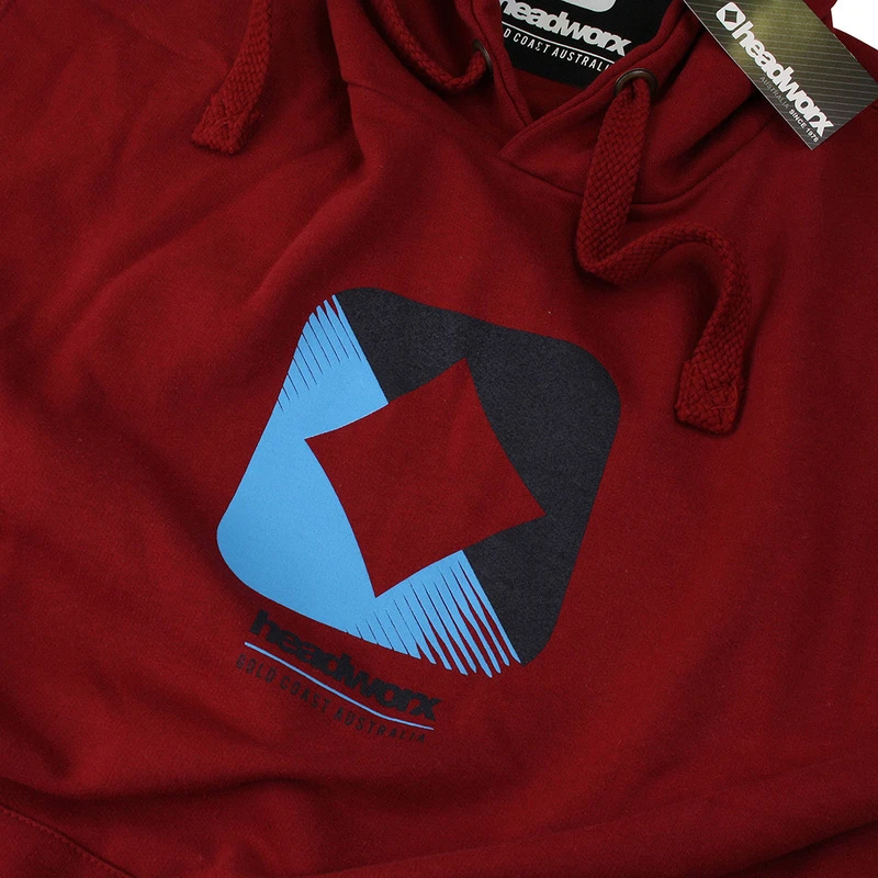 Headworx Mens Diamond Hoodie (Pepper Red)