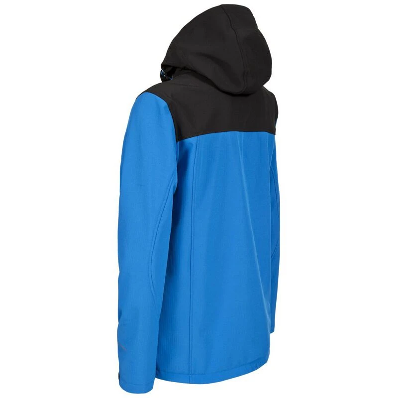 Trespass Mens Hebron Softshell Jacket Bright Blue Sportpursuit