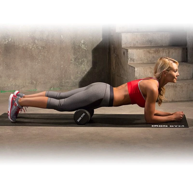 Iron Gym Pro Foam Massage Roller 33cm Black Sportpursuit