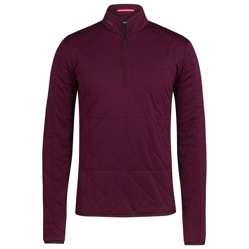 Rapha Mens Insulated Pullover Rich Burgundy Sportpursuit