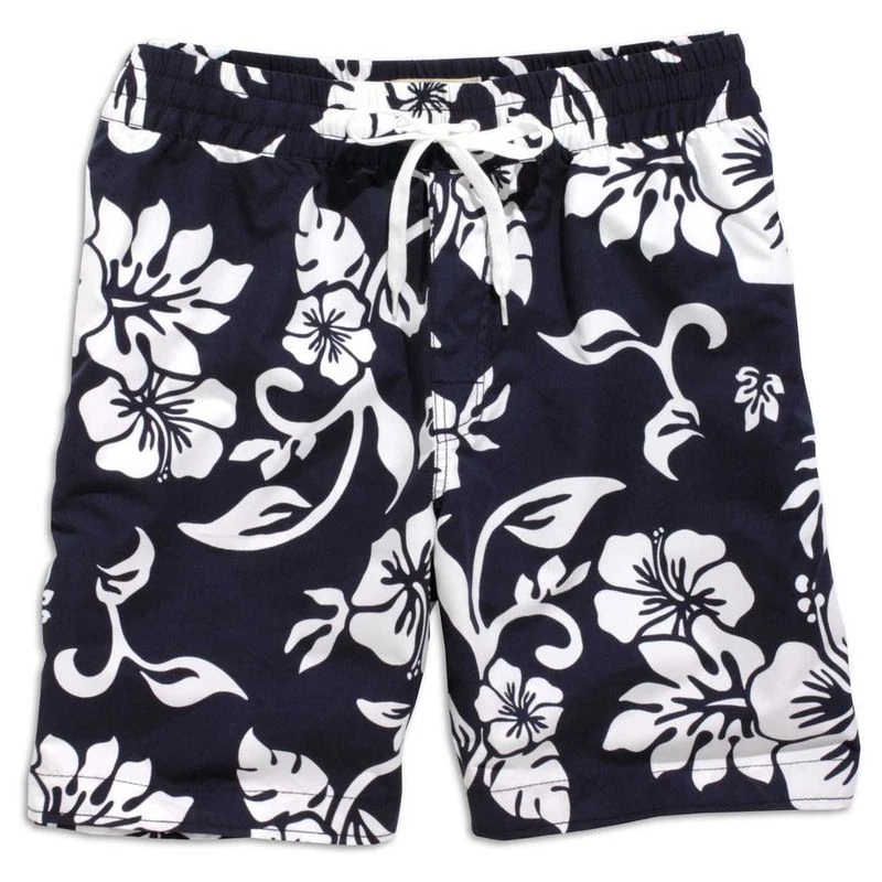 Timeout Mens Floral Swim Shorts (Ink/Champagne)