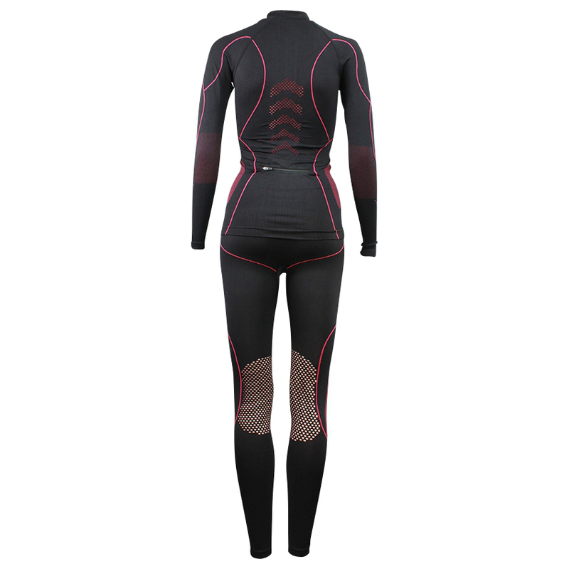 Santic Womens Seamless Compression Suit (Black/Pink) Sportpursuit.co