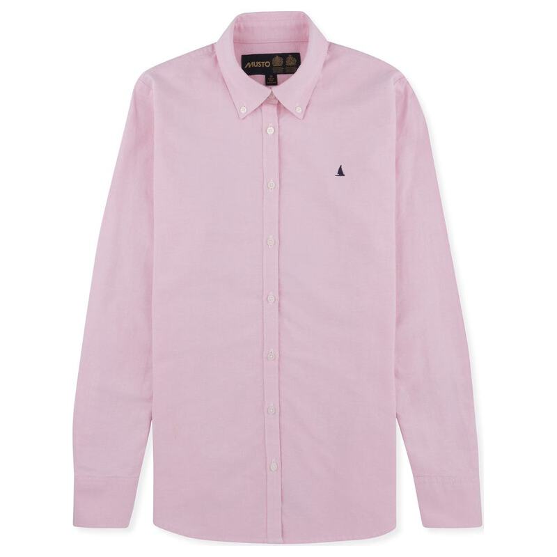 Musto Womens Oxford Shirt (Cool Pink) | Sportpursuit.com