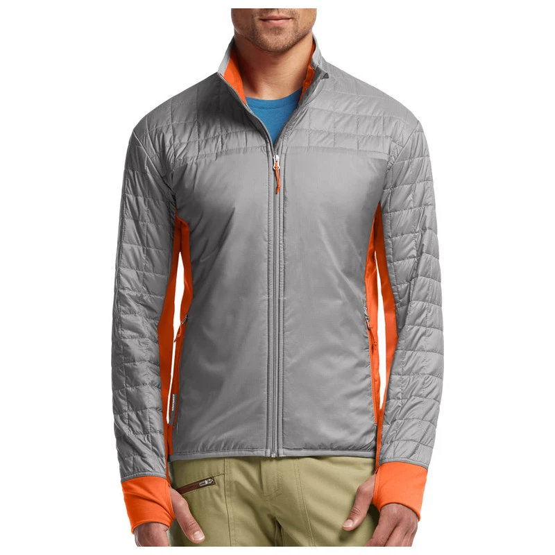 Icebreaker Mens Helix Jacket Fossil Spark Sportpursuit