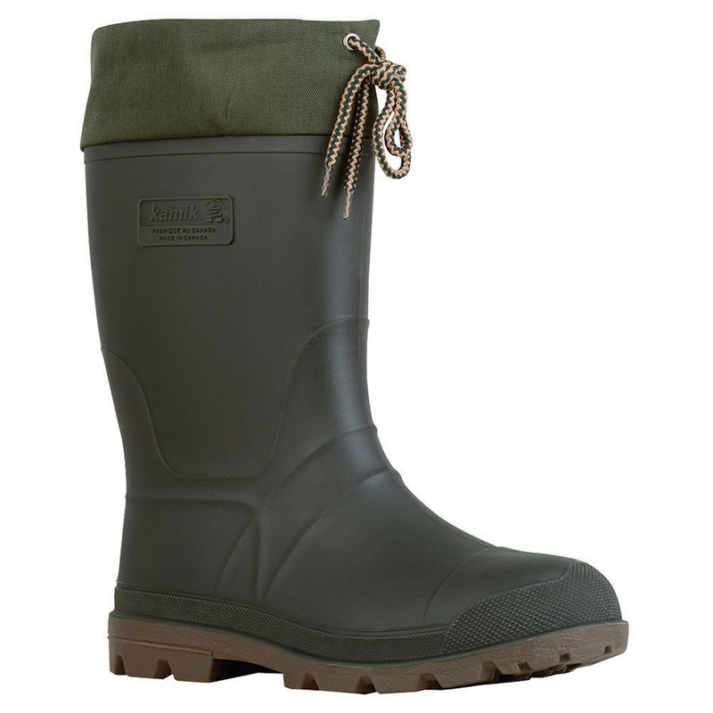 Kamik Mens Icebreaker Wellies Khaki Sportpursuit