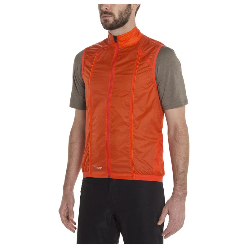 Giro Cycling Mens Chrono Wind Vest Flame Orange Sportpursuit