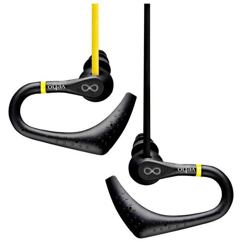 Veho Water Resistant Earphones Black Sportpursuit