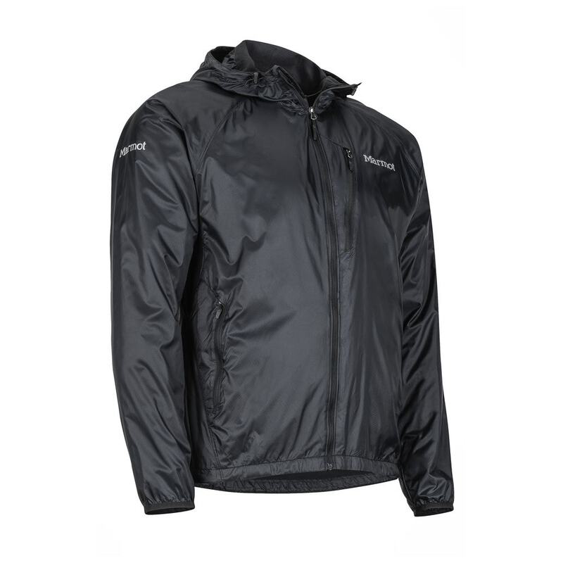 Marmot Mens Ether DriClime Compact Jacket (Black) | Sportpursuit.com