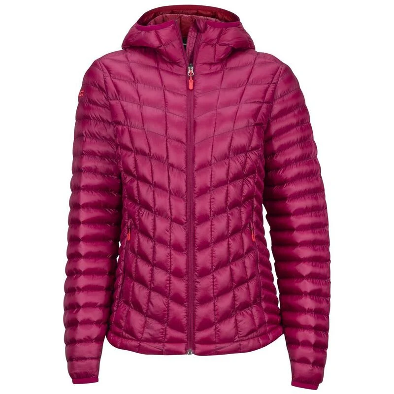 Marmot Womens Marmot Featherless Hooded Jacket Red Dahlia Sportpur