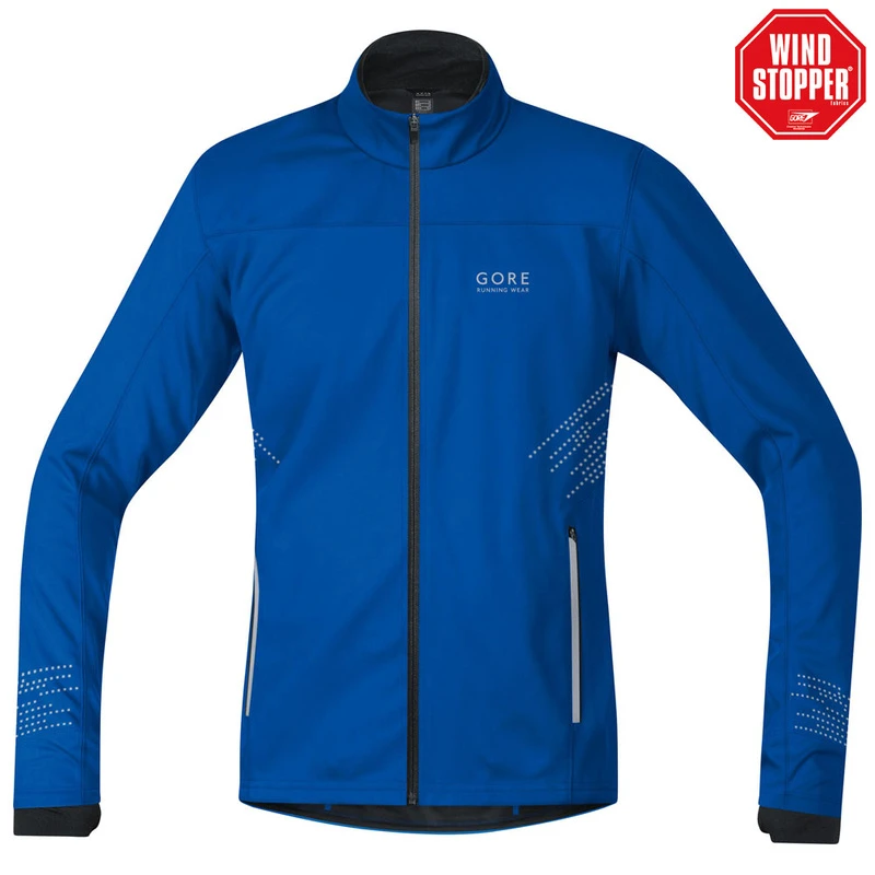 Gore Mens Mythos Windstopper Jacket Brilliant Blue Sportpursuit