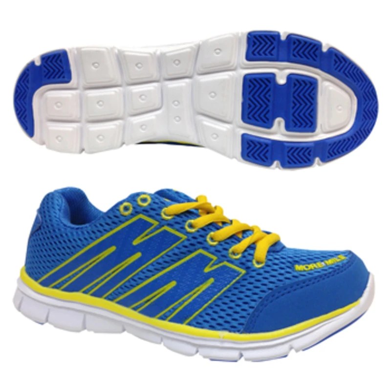 More Mile Kids Oslo Cushioned Training Shoes (Royal Blue) Sportpursu