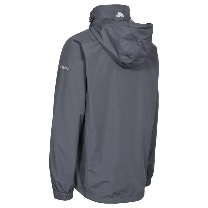 Trespass Mens Nabro II Waterproof Jacket Flint Sportpursuit