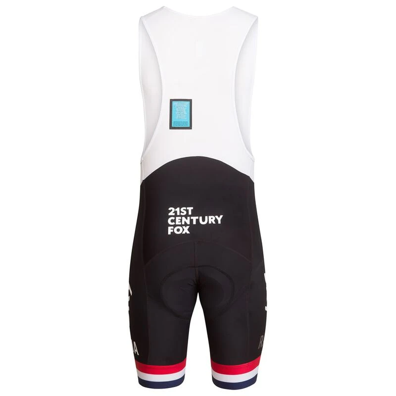 Rapha Mens Team Sky Replica National Champion Bib Shorts (Black) | Spo