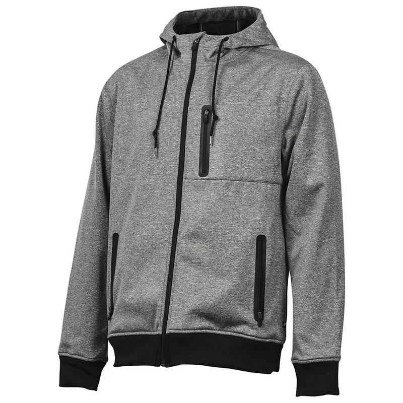 One Industries Mens Tech Casual Hooded Jacket (Grey) | Sportpursuit.co